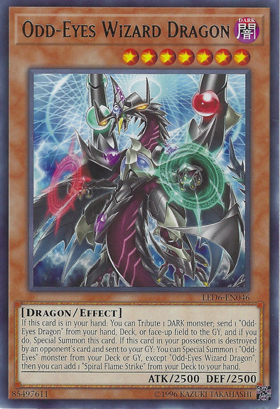 Odd-Eyes Wizard Dragon - LED6-EN046 - Rare - Unlimited available at 401 Games Canada