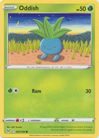 Oddish - 001/196 - Common available at 401 Games Canada