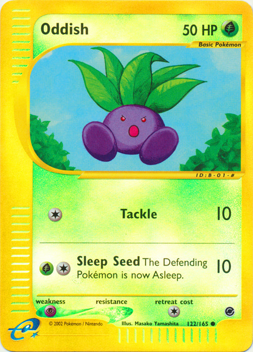 Oddish - 122/165 - Common - Reverse Holo available at 401 Games Canada