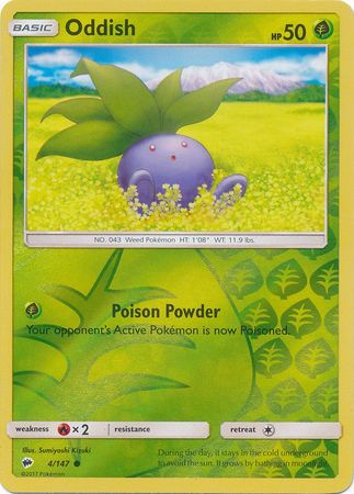 Oddish - 4/147 - Common - Reverse Holo available at 401 Games Canada