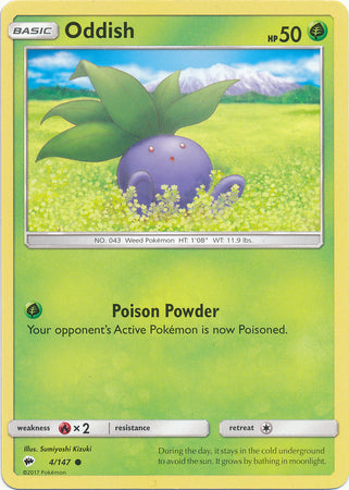 Oddish - 4/147 - Common available at 401 Games Canada