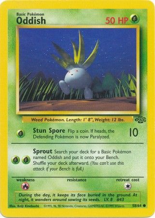 Oddish - 58/64 - Common - Unlimited available at 401 Games Canada