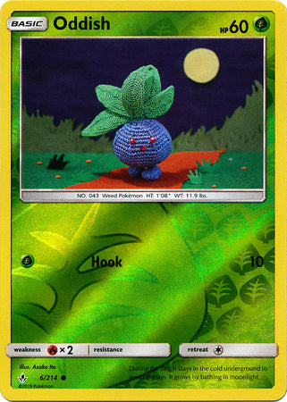 Oddish - 6/214 - Common - Reverse Holo available at 401 Games Canada