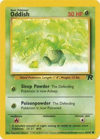 Oddish - 63/82 - Common - Unlimited available at 401 Games Canada