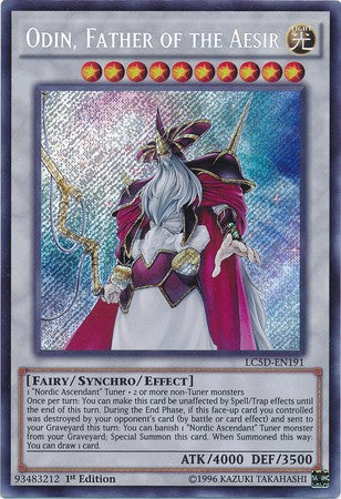 Odin, Father of the Aesir - LC5D-EN191 - Secret Rare - 1st Edition available at 401 Games Canada