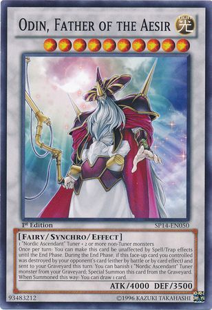 Odin, Father of the Aesir - SP14-EN050 - Starfoil Rare - 1st Edition available at 401 Games Canada