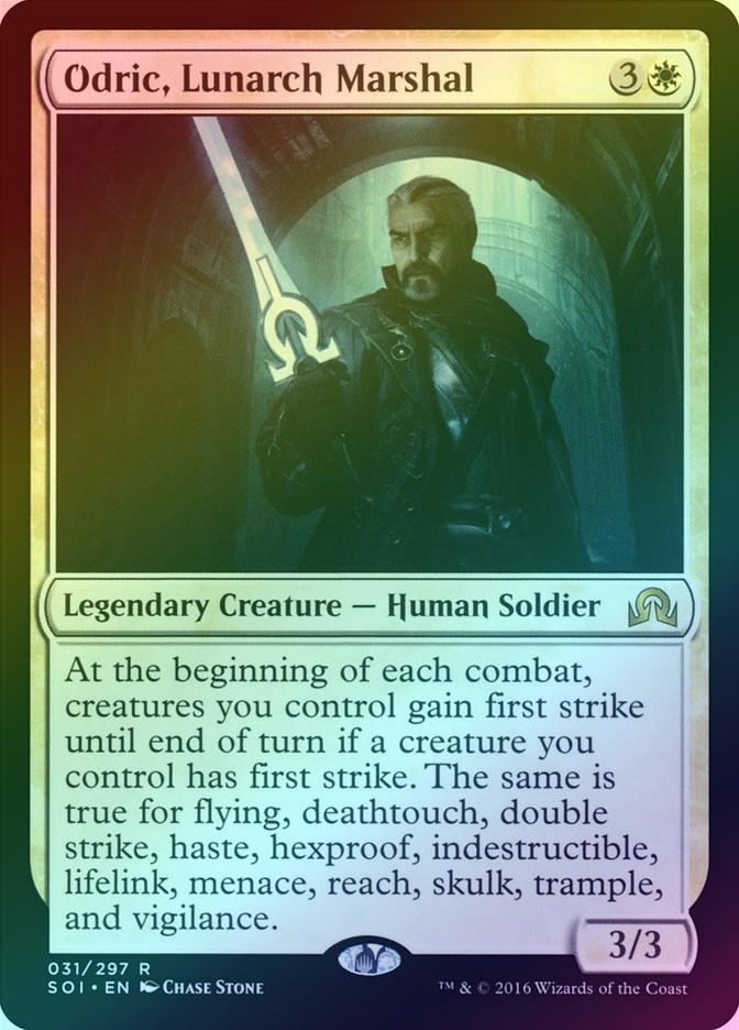 Magic MTG Card - Odric, Lunarch Marshal From Shadows Over Innistrad - Lightly Played English Version Magic MTG Card - Odric, Lunarch Marshal From Shadows Over Innistrad - Lightly Played English Version