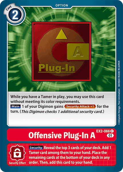 Offensive Plug-In A - EX2-066 - Common available at 401 Games Canada