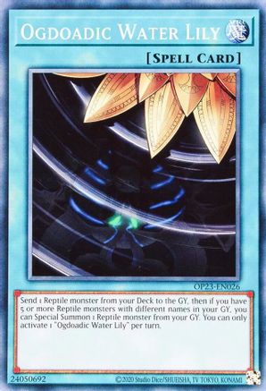 Ogdoadic Water Lily - OP23-EN026 - Common - Unlimited