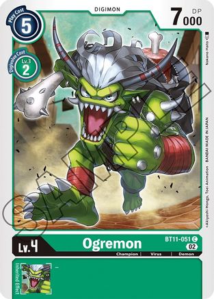 Ogremon - BT11-051 - Common available at 401 Games Canada