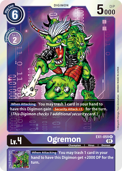 Ogremon - EX1-059 - Rare available at 401 Games Canada