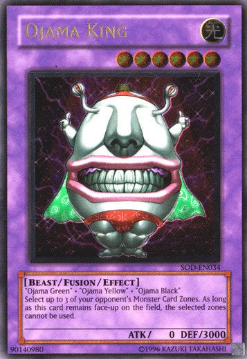Ojama King - SOD-EN034 - Ultimate Rare - Unlimited available at 401 Games Canada