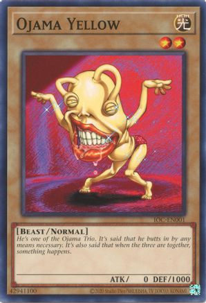 Ojama Yellow - IOC-EN001 - Common - Unlimited Worldwide available at 401 Games Canada
