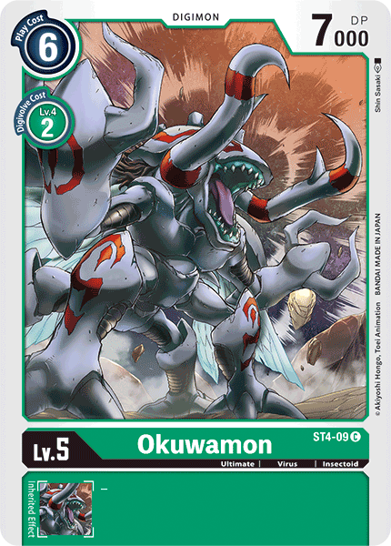 Okuwamon - ST4-09 - Common available at 401 Games Canada