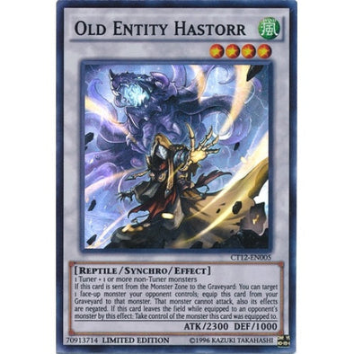 Old Entity Hastorr - CT12-EN005 - Super Rare - Limited Edition available at 401 Games Canada