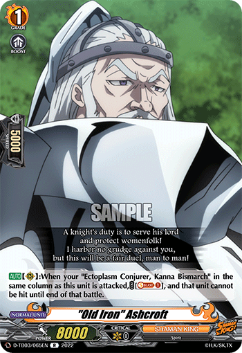 "Old Iron" Ashcroft - D-TB03/065 - Rare available at 401 Games Canada