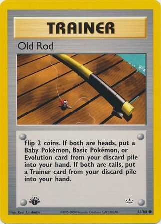 Old Rod - 64/64 - Common - 1st Edition available at 401 Games Canada