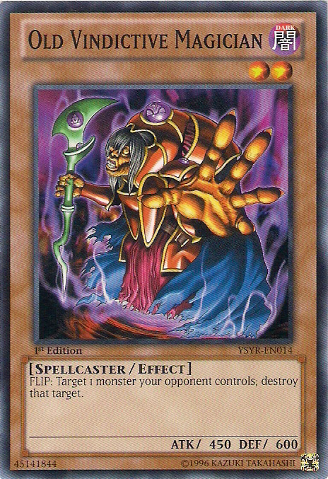 Old Vindictive Magician - YSYR-EN014 - Common - 1st Edition available at 401 Games Canada