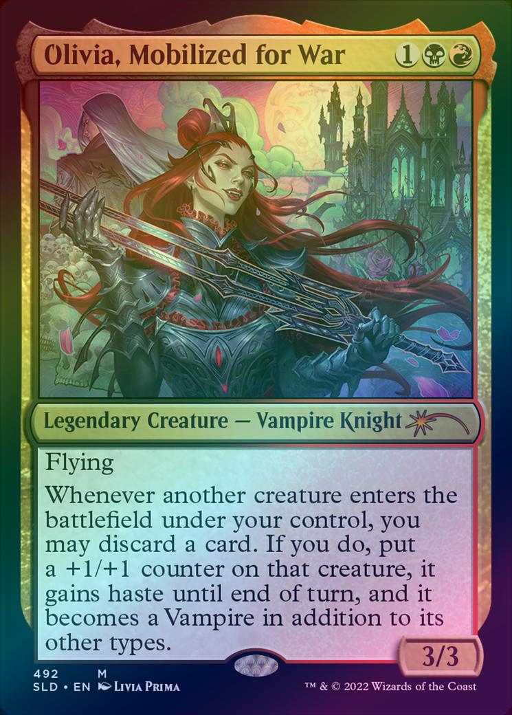 401 Games Canada - Olivia, Mobilized for War - Artist Series: Livia Prima Secret Lair (Foil) (SLD) 401 Games Canada - Olivia, Mobilized for War - Artist Series: Livia Prima Secret Lair (Foil) (SLD)
