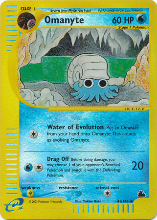 Omanyte - 41/144 - Uncommon - Reverse Holo available at 401 Games Canada