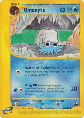 Omanyte - 41/144 - Uncommon available at 401 Games Canada