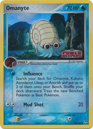 Omanyte - 56/108 - Common - Reverse Holo available at 401 Games Canada