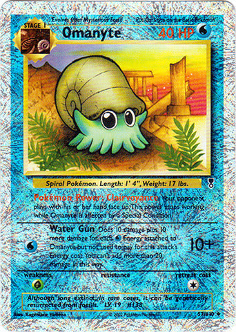 Omanyte - 57/110 - Uncommon - Reverse Holo available at 401 Games Canada