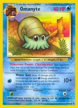 Omanyte - 57/110 - Uncommon available at 401 Games Canada