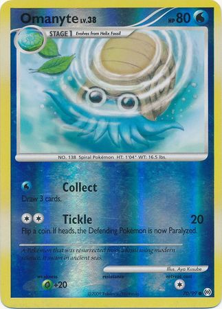 Omanyte - 70/99 - Common - Reverse Holo available at 401 Games Canada