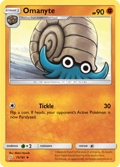 Omanyte - 75/181 available at 401 Games Canada