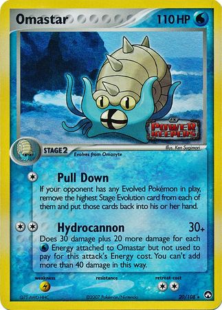 Omastar - 20/108 - Rare - Reverse Holo available at 401 Games Canada