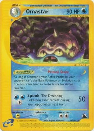 Omastar - 23/144 - Rare available at 401 Games Canada