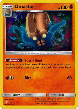 Omastar - 76/181 - Holo Rare available at 401 Games Canada