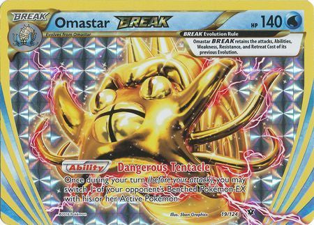 Omastar BREAK - 19/124 - Break Rare available at 401 Games Canada