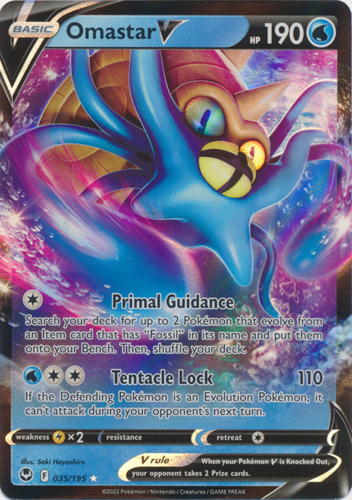 Omastar V - 035/195 - Ultra Rare available at 401 Games Canada