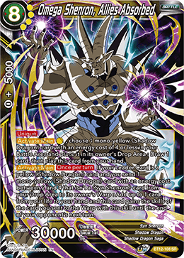 Omega Shenron, Allies Absorbed - BT12-108 - Super Rare available at 401 Games Canada