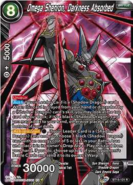 Omega Shenron, Darkness Absorbed - BT15-131 - Rare available at 401 Games Canada