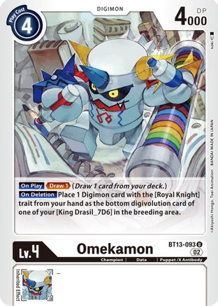 Omekamon - BT13-093 - Uncommon available at 401 Games Canada