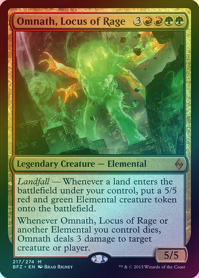 mtg omnath locus of rage commander deck 401 Games Canada