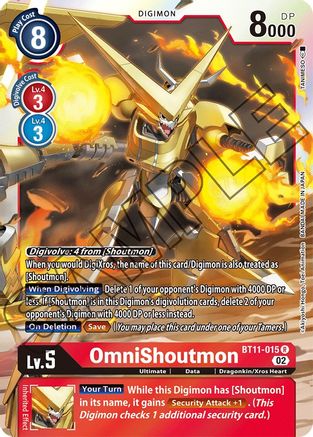 OmniShoutmon - BT11-015 - Rare available at 401 Games Canada