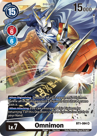 Omnimon - BT1-084 - Super Rare available at 401 Games Canada