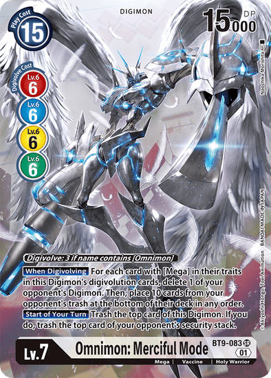 Omnimon: Merciful Mode (Alternate Art) - BT9-083 - Super Rare available at 401 Games Canada