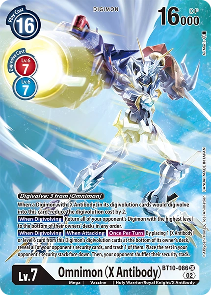 Omnimon (X Antibody) (Alternate Art) - BT10-086 - Super Rare available at 401 Games Canada