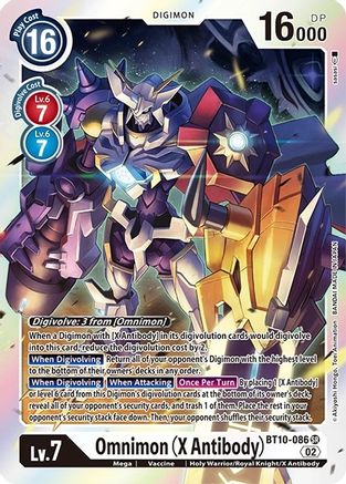 Omnimon (X Antibody) (Revision Pack) - BT10-086 - Super Rare available at 401 Games Canada