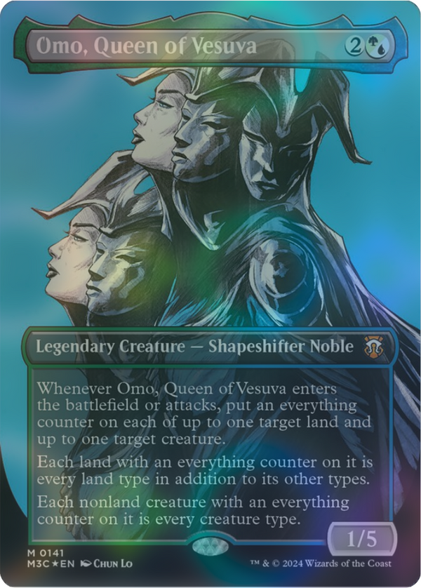 Omo, Queen of Vesuva - Borderless (Ripple Foil) (M3C)