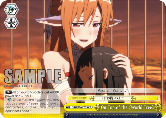 On Top of the World Tree - SAO/S26-E0019 - Climax Rare available at 401 Games Canada