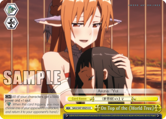 On Top of the World Tree - SAO/S47-E025 Climax Common available at 401 Games Canada