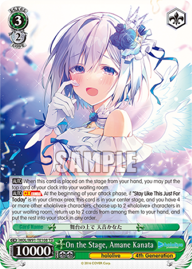 On the Stage, Amane Kanata (TD) available at 401 Games Canada