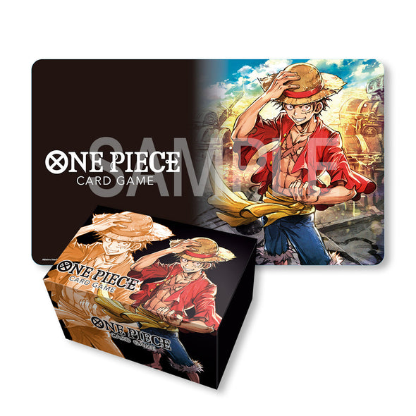 One Piece Card Game - Playmat/Card Case Set - Monkey D. Luffy available at 401 Games Canada