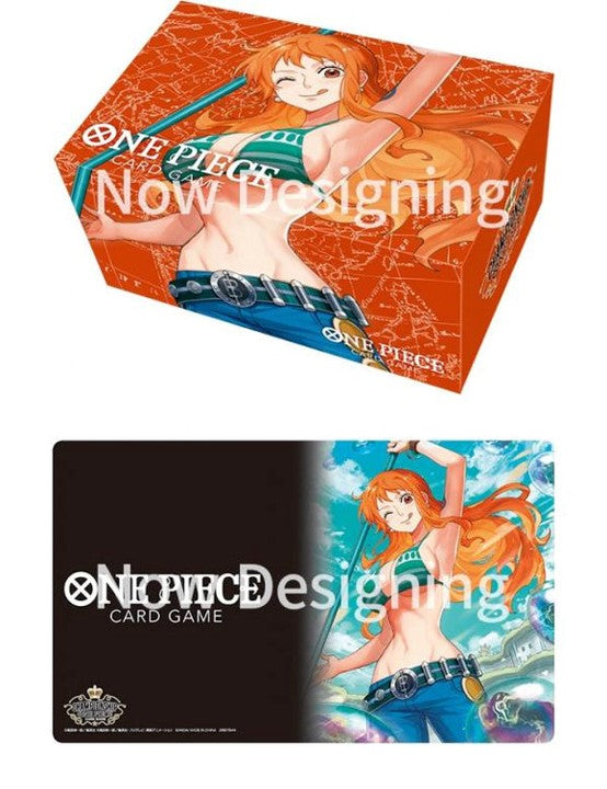 One Piece Card Game - Playmat/Card Case Set - Nami available at 401 Games Canada